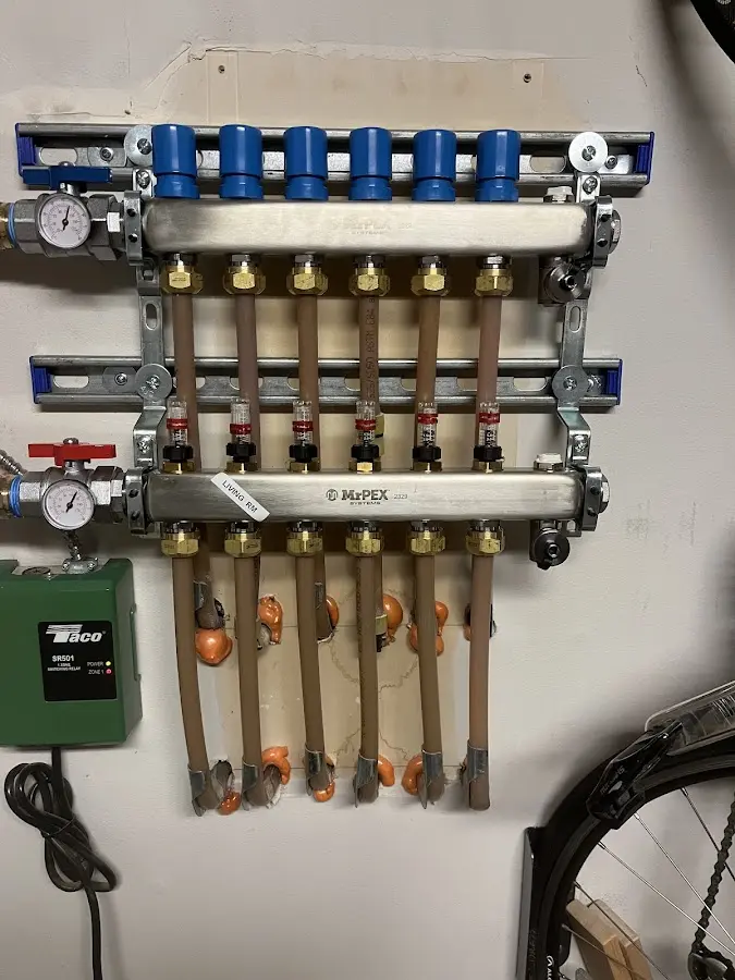 Plumber performing Gas Line Installation at a residential property in Santa Cruz